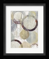 Brown Circles II Framed Print