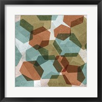 Hexagons II Framed Print