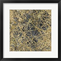 Geometric Gold I Framed Print