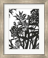 Monochrome Foliage II Fine Art Print