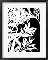 Monochrome Foliage III Fine Art Print