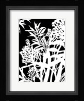 Monochrome Foliage IV Framed Print