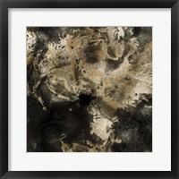 Gold Marbled Abstract I Framed Print