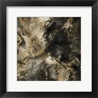 Gold Marbled Abstract III Fine Art Print
