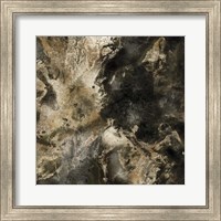 Gold Marbled Abstract III Fine Art Print