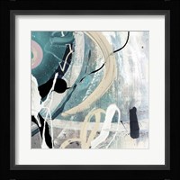 Tangled III Teal Fine Art Print