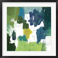 Block Paint I Green Fine Art Print