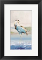 Heron on the Beach I Fine Art Print