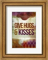 Give Hugs & Kisses Fine Art Print
