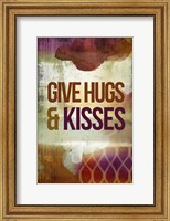 Give Hugs & Kisses Fine Art Print