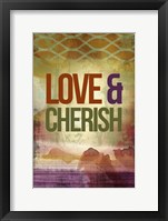 Love & Cherish Framed Print