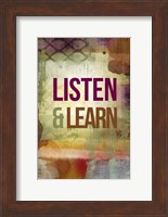Listen & Learn Fine Art Print