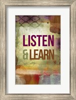 Listen & Learn Fine Art Print