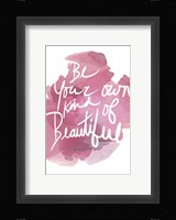 Watercoulours Pink Type II Framed Print
