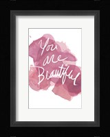 Watercoulours Pink Type IV Framed Print