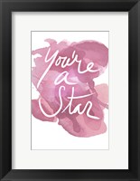 Watercoulours Pink Type V Fine Art Print