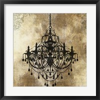 Chandelier Gold I Fine Art Print