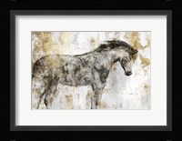 Equestrian Gold I Framed Print