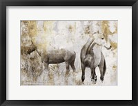 Equestrian Gold II Framed Print