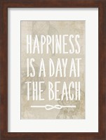 Happiness is a day at the Beach Fine Art Print