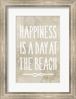 Happiness is a day at the Beach Fine Art Print