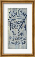 Cuba Libre Blue Fine Art Print