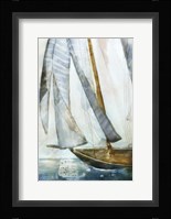 Sailboat Blues I Fine Art Print