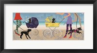 Stroller Dogs II Framed Print