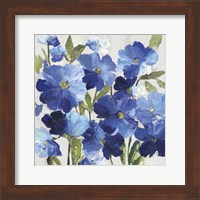 Cobalt Poppies I Fine Art Print