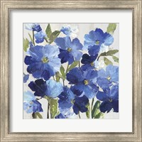 Cobalt Poppies I Fine Art Print