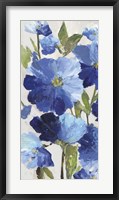 Cobalt Poppies II Fine Art Print