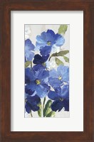 Cobalt Poppies III Fine Art Print