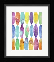 Gold Swirl I Framed Print