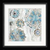 Suzani Blue I Framed Print