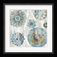 Suzani Blue II Framed Print
