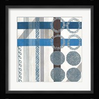 Folk Patchwork I Framed Print