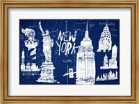New York Blue Fine Art Print