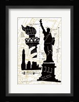 NY Deco II Framed Print
