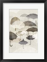 Umbrella Rain II Framed Print