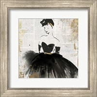 Lady in Black I Fine Art Print