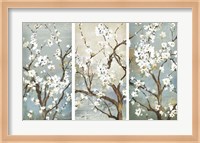 Triptych in Bloom Fine Art Print