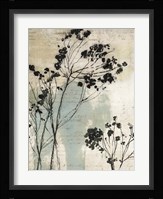 Inky Floral I Framed Print