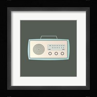 MCM Radio I Framed Print