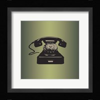MCM Telephone Framed Print
