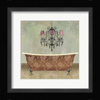 Boudoir Bath I Framed Print