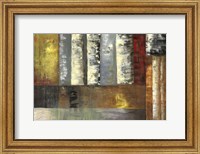 Abstracted Birches I Fine Art Print