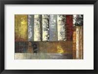 Abstracted Birches I Fine Art Print