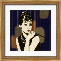 Pixeled Hepburn Fine Art Print