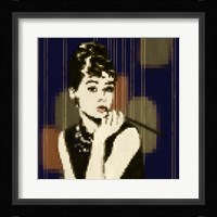 Pixeled Hepburn Fine Art Print