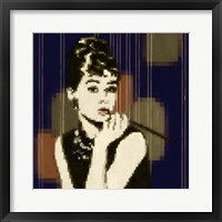 Pixeled Hepburn Fine Art Print